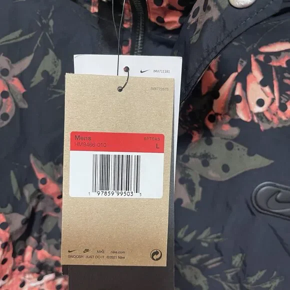 Nike Tech Pack Therma OVERSIZED FIT REPEL BLACK Men's Size L Jacket HM9466 010 - Picture 12 of 15